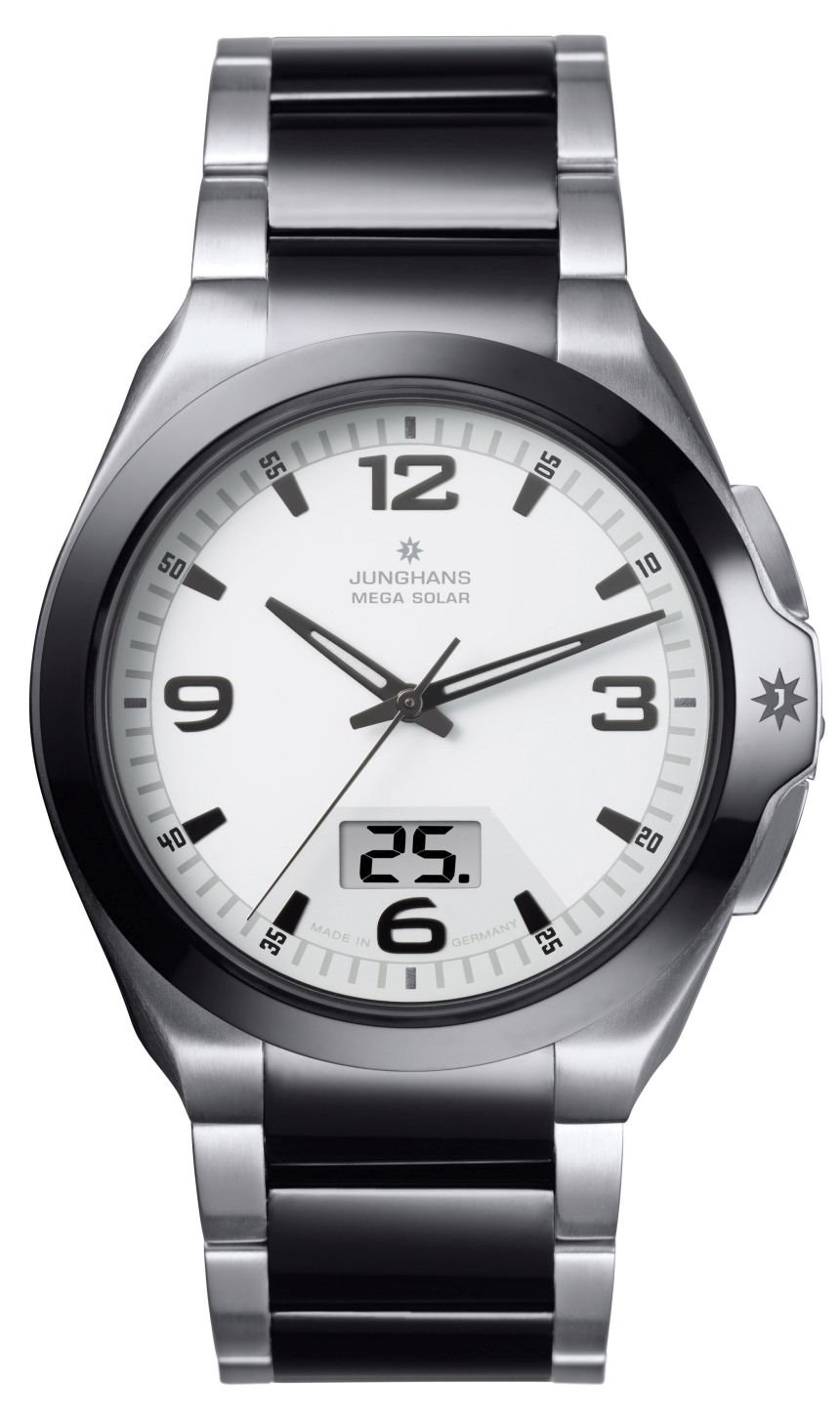 Oiritaly Montre Solaire Homme Junghans Spektrum Mega Solar